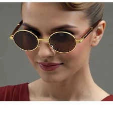 Women Sunglasses Businees Casual Event Wear Classy Brown Gold Female Style 2026