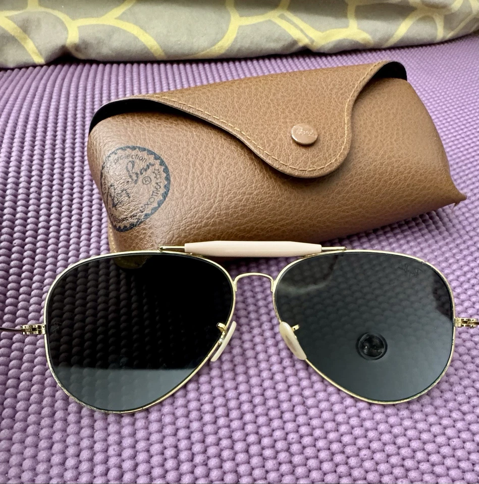 Ray Ban Outdoorsman RB3029 dourado com pernas sobressalentes - Imagem 3 de 4