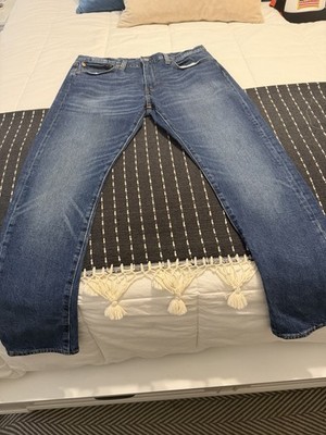 Levi's Men's 512 Jeans Blue Cotton Denim Medium Wash 5-Pocket BIG E 