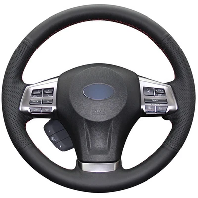 Hand-stitched Leather Steering Wheel Cover for Subaru Forester 2013-2016 Legacy - Imagen 1 de 4