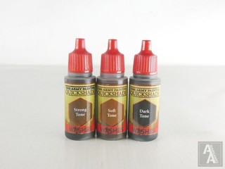 (4442) 3x Assorted Quickshade Washes Pots The Army Painter Painting Tools