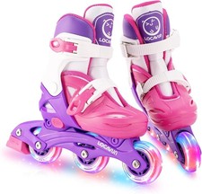 Inline Skates for Girls Roller Skates Blades Size Adjustable 4Y-7Y New in Box