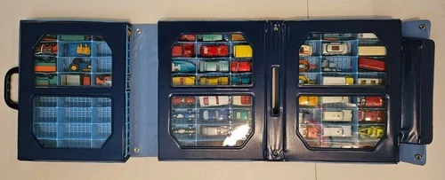 Matchbox Lesney Vintage Lot of 57 Cars Vehicles Accessories + Case