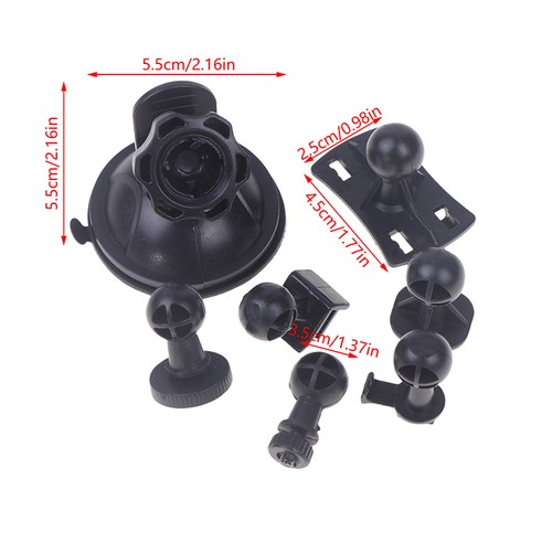 Car Suction Cup For Dash Cam Holder Vehicle Video Recorder With 6 Types Adapter - Picture 3 of 11
