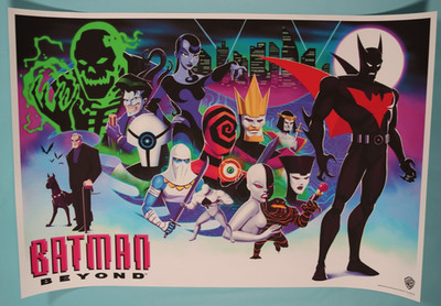 Batman Beyond by Tom Walker Variant 17/75 24''x36'' Bottleneck Gallery