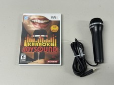 Karaoke Joysound Nintendo Wii 2012 Konami CIB With Microphone