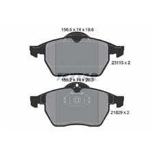 Satz Bremsbeläge Bremsklötze vorne für Saab 9-5 YS3E | 24139044