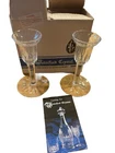 Waterford Crystal Candlestick Holders Approx. 5” Tall Vintage In Box