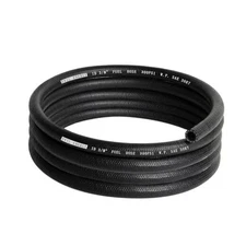  3/8 Fuel Hose Line Push Lock NBR Rubber SAE 30R7 10FT 300PSI 3/8Inch
