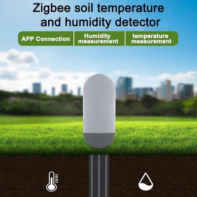 Zigbee Soil Moisture Sensor, Wireless Smart Plant Sensor Leave-in Soil  Thermo... | eBay