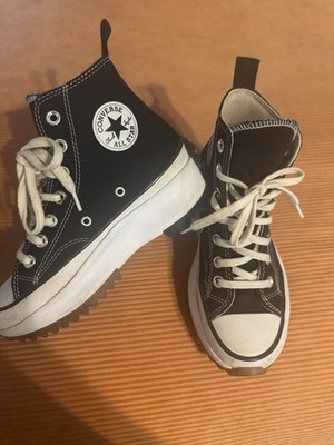 Converse Run Star Hike Platform Sneaker - Black / White / Gum