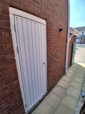 Select Rivington Personnel Door &ndash; White on White &ndash; Supply & Fit Available