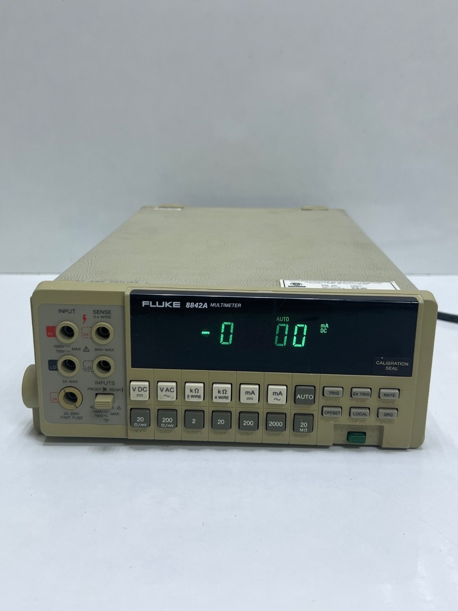 て*！様 (2)FLUKE 8842A デジタルマルチメーター中古 Fluke 8842A Digital Bench Multimeter for sale online | eBay