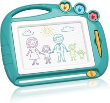 Magnetic Drawing Board for Kids Colorful Sketch Writing Doodle Pad Travel Toy