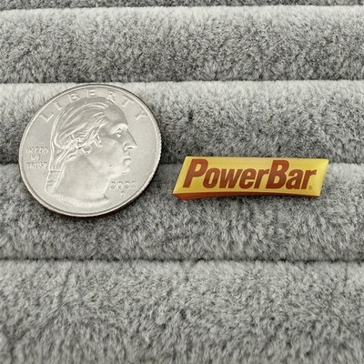 PowerBar Sports Protein Energy Bar Spell Out Logo Employee Pin Pinback #63082