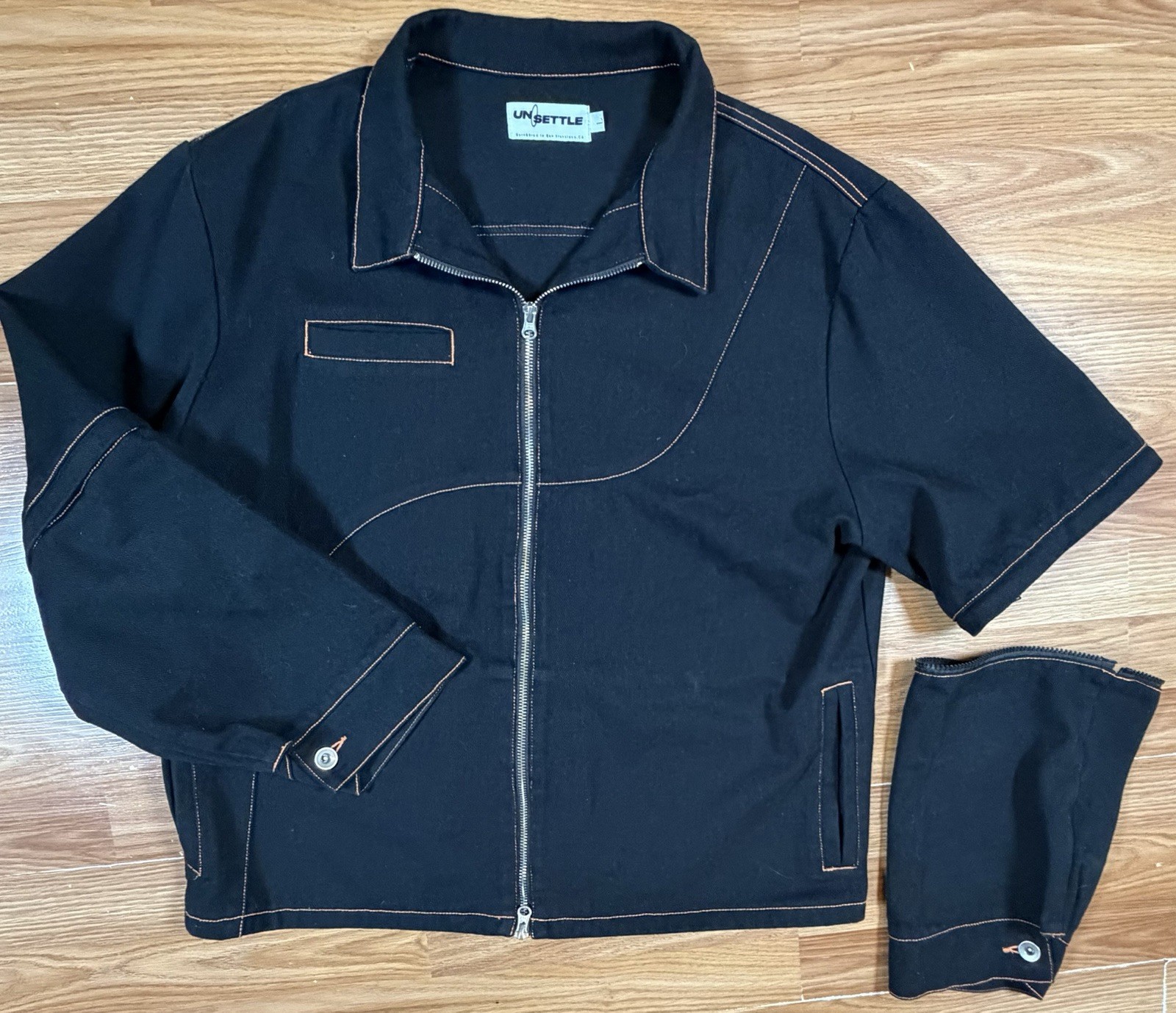 UNSETTLE brand Frequency Modular Black Jacket Men… - image 5