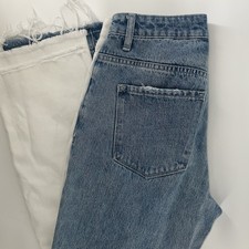 Vervet by Flying Monkey Two Tone Split Leg Jeans Women’s Size 26 High Rise