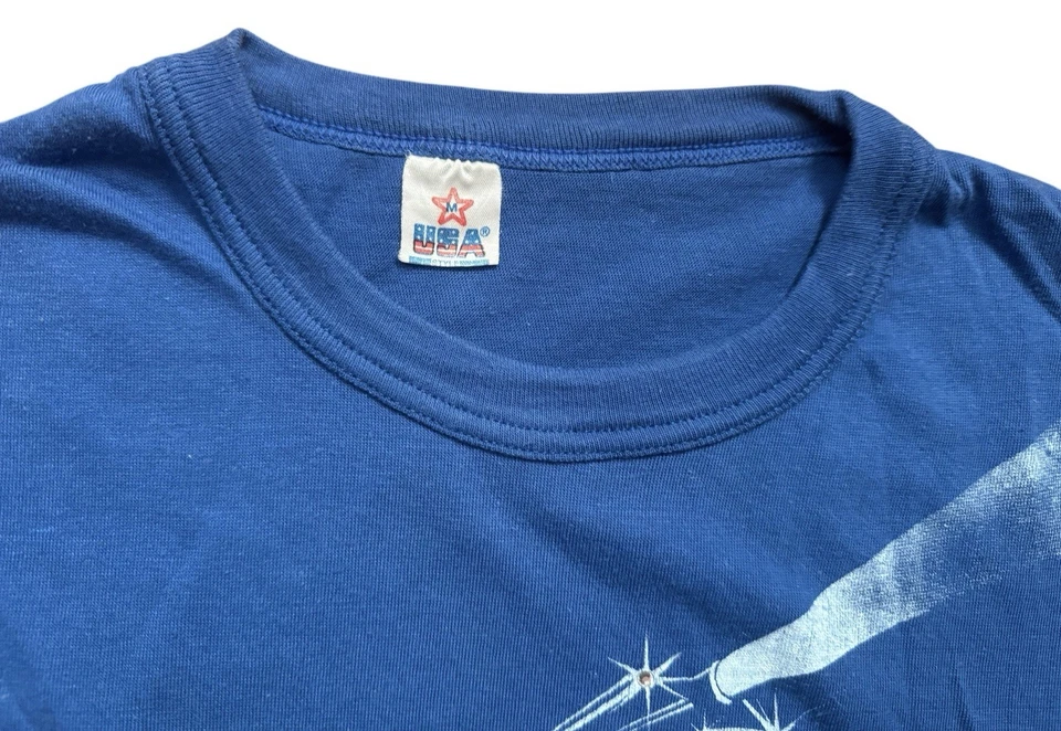 Camiseta Starlight Express Vintage Ponto Único Musical Anos 80 Feminina Média Rara - Imagem 2 de 4