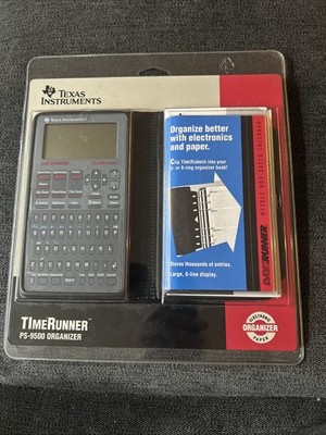 Texas Instruments Time Runner PS-9500 Electronic Personal Organizer New Sealed 