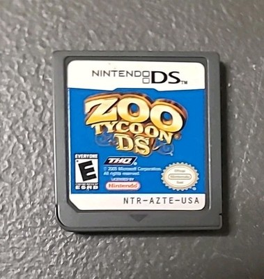 Zoo Tycoon DS Nintendo DS Authentic Cartridge Loose Tested Works