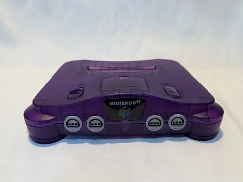 Console Nintendo 64 restaurée (violet translucide) et câbles - Livraison gratuite ✅ - Photo 8/15