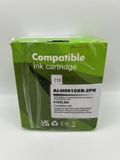 2PK 910XL Ink Cartridges Black for HP 910 OfficeJet Pro 8028e 8020e 8025e 8035e
