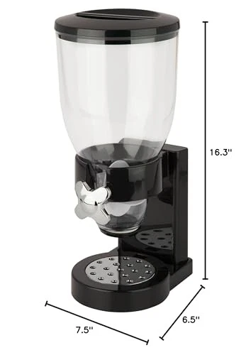Control de dispensación de alimentos secos Honey-Can-Do negro/cromo Foto 4 de 4