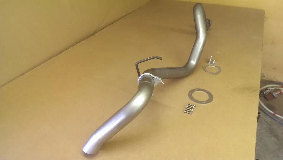 Land Rover Discovery 2 escape lateral acero inoxidable uso totalmente nuevo Foto 3 de 4