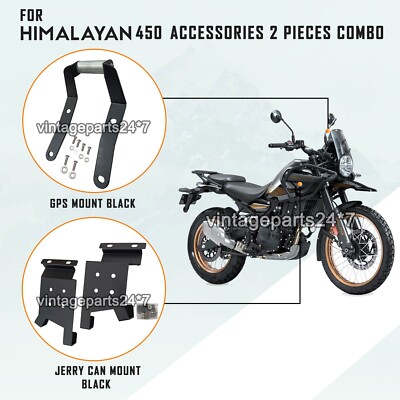 Für Royal Enfield New Himalayan 450  GPS-Halterung und Kanister-Halterungspaar 