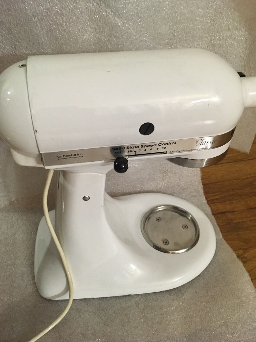 KitchenAid キッチンエイド Classic ホワイト K45SSWH KITCHENAID CLASSIC STAND MIXER Model K45SSWH White | eBay