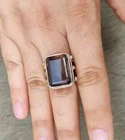 Smoky Quartz Ring, 925 Silver Sterling Ring, Gemstone Ring, Smoky Quart,  SB-153
