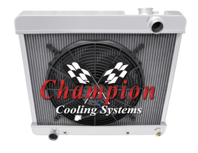 SubZero Champion 3 Row All Aluminum Radiator W/ 16'' Fan for 1960 - 1964 Buick