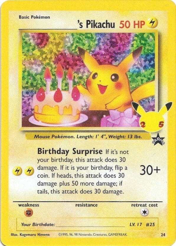 ______'s Pikachu Pokémon TCG Cards for sale | eBay