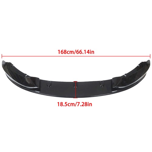 Gloss Black Performance Front Lip Splitter Kit For BMW F32 F33 F36 M Sport 14-20 - Picture 3 of 14