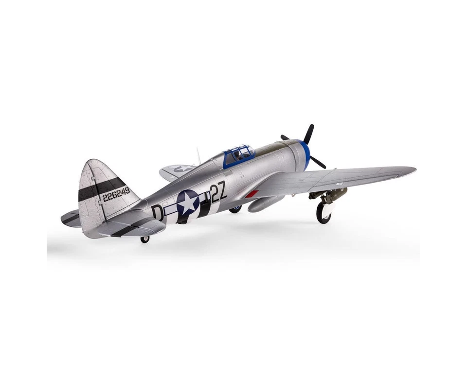E-flite EFlite P47 P-47 Razorback BNF Basic Electric RC Airplane AS3X & SAFE - Image 3 of 4