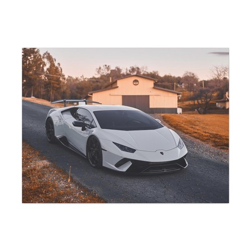 Lamborghini Huracan High Resolution Museum Quality Horizontal Canvas Print #025 - Picture 3 of 10