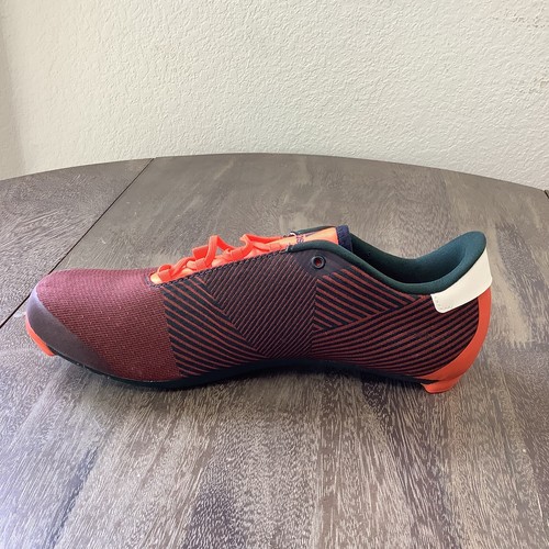 Mens Size 9.5 Adidas The Road Cycling 3 Bolt Shoe Red Black White GY6810 - Picture 2 of 7