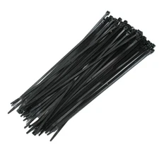 100 11" Cable Zip Ties Heavy Duty Nylon 50 LB Tensile Strength Wrap Wire Cord