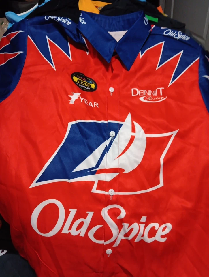 Camisa/Jersey NAUGHTON JR NASCAR TALLA 21" Pit To Pit NIGHTS Ricky Bobby Foto 3 de 4