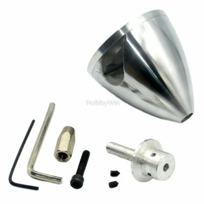 3 Blade Aluminum Spinner 2in 51mm for 4mm Shaft Motor Electric RC Model Airplane