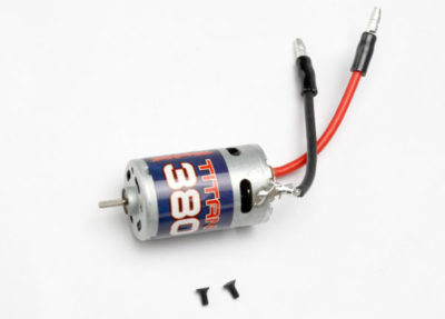 Traxxas 7075 Titan 380 Brushed 18T Motor for 1/16 E-Revo, Summit, Slash 4X4 
