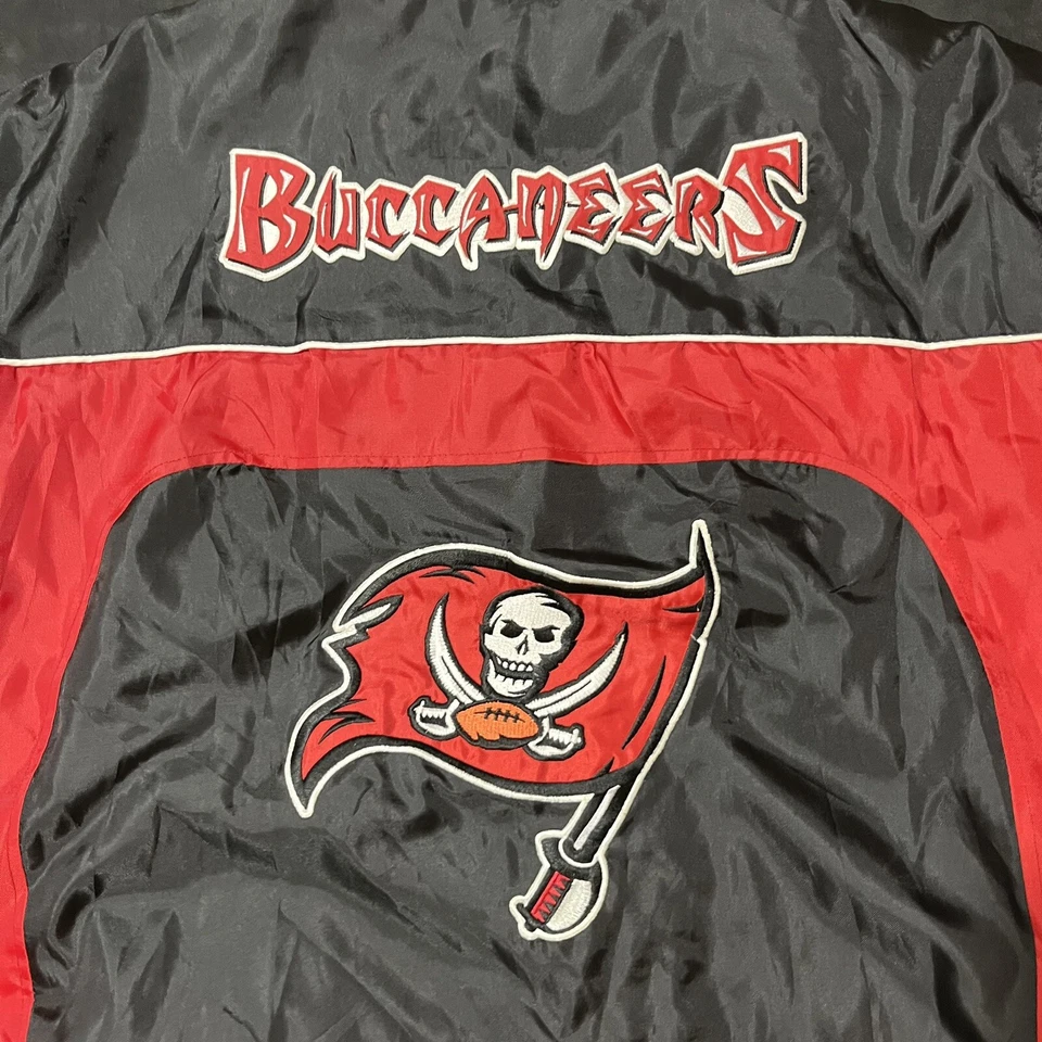 Chaqueta de Carreras Vintage Tampa Bay Buccaneers Varsity Bucs Reversible NFL Fútbol Foto 2 de 4