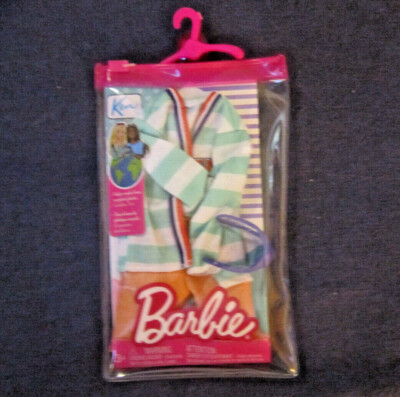 KEN doll clothes outfit set~~striped sweater, shorts & face mask~~MATTEL Barbie