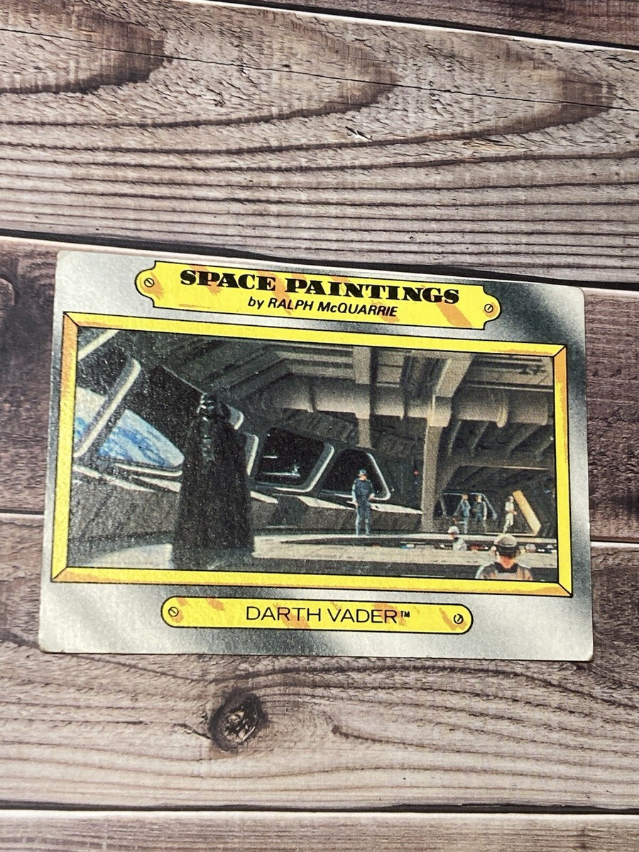 Star Wars The Empire Strikes Back DARTH VADER Topps #122 Space