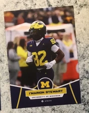 2024 Michigan Wolverines ONIT Athlete official team I'Marion Stewart FR base #43