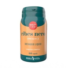 Erba Vita Monoplanta - Ribes Nero Integratore Drenaggio Liquidi, 60 capsule