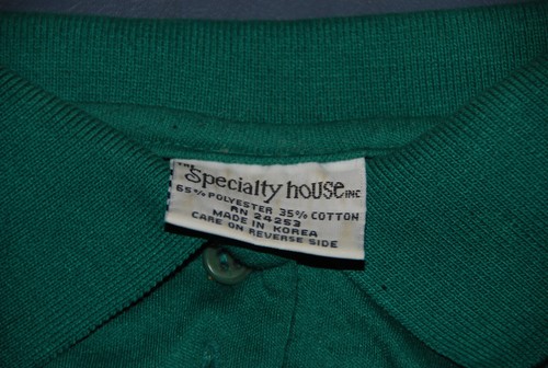 Specialty House Green Dickey Collar with Buttons - 第 2/3 張圖片
