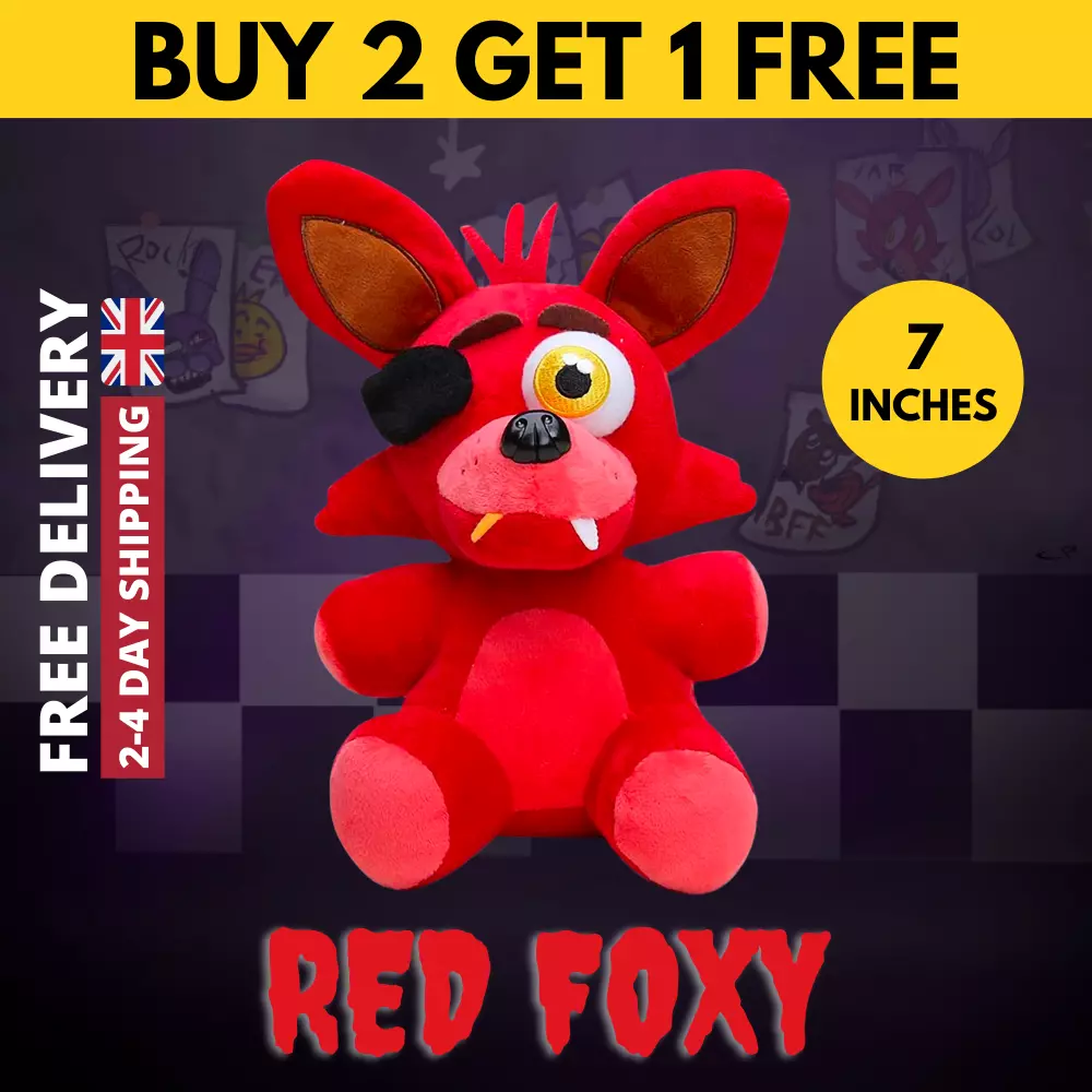 FNAF Five Nights At Freddy’s Plush Stuffed Doll Figures Kids 7 Freddy Foxy  UK