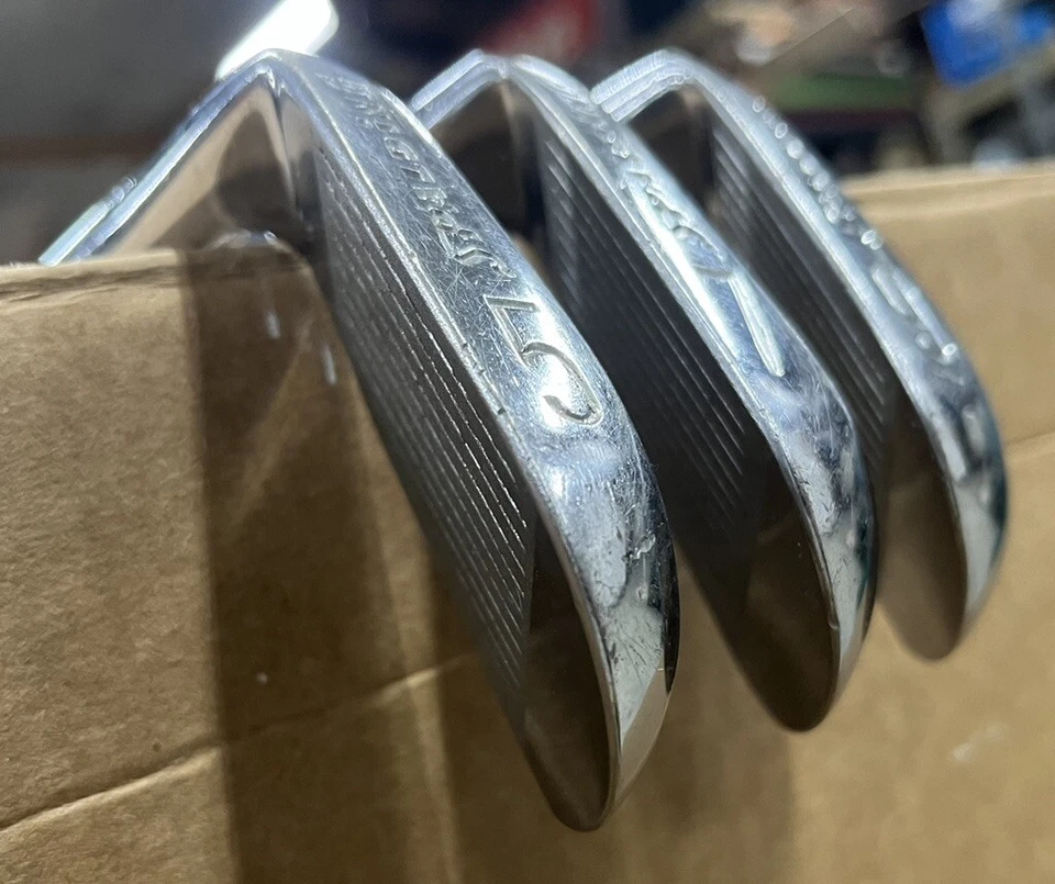 De colección - SPALDING - Juego de hierros modelo juvenil Future Pro lote de 5, 7 y 9 hierros x3 * EX Foto 2 de 4