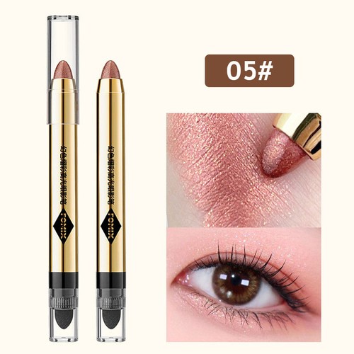 Double-head Cream Eye Shadow Pen Eyeshadow Pencil Shimmer Eyeshadow Stick 6Co ❥ - Picture 17 of 18